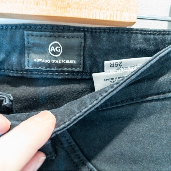 AG Adriano Goldschmied Womens Size 26 Black The Abbey Ankle Jean Stretch Skinny - Picture 7 of 10